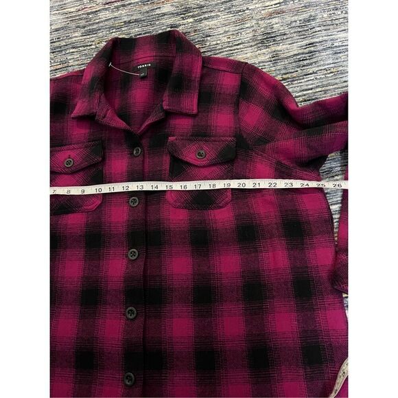 Torrid Cotton Midi Shacket size 1 fit XL or 1X - Picture 9 of 13